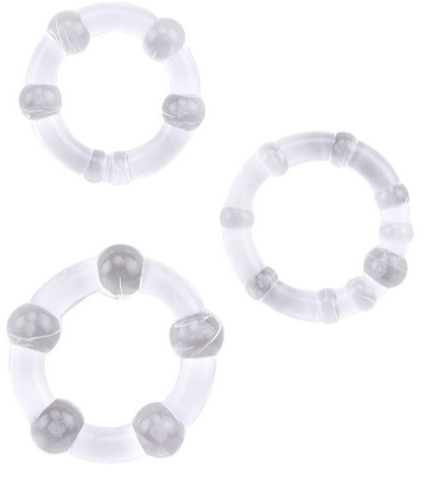 Deluxe Penis Ring Set Of 3