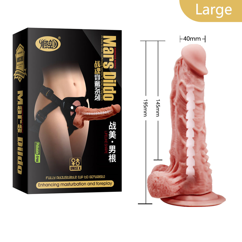 Fantasy Strap-On And Dildo Set