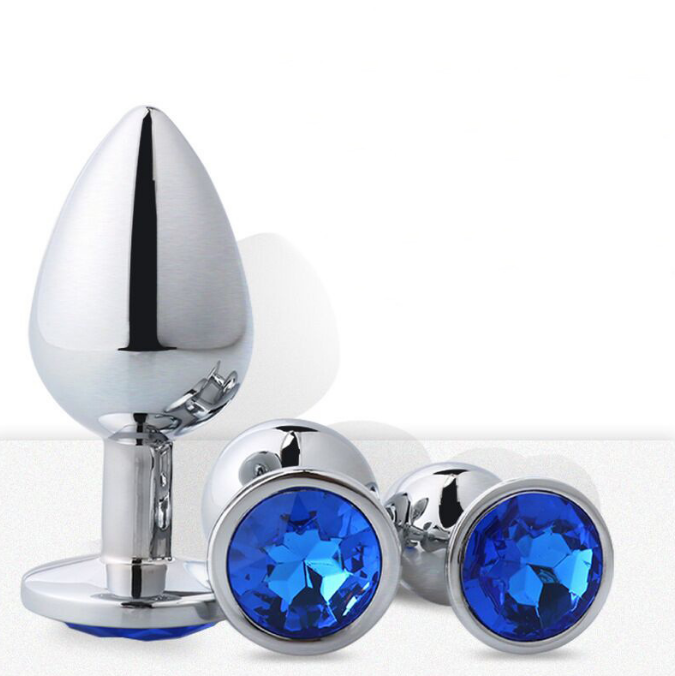 Gem Stainless Steel Anal Plug Set (3 Pieces)