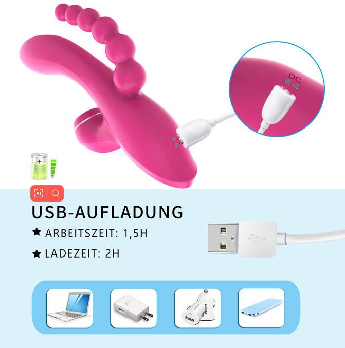 Triple, Multifunction Vibrator